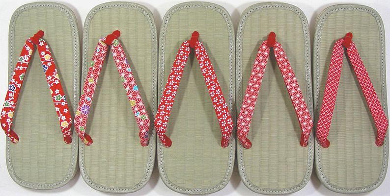 女性男性兼用軽装履き-い草表草履の通信販売 | 雪駄・草履の現代屋